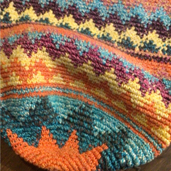 Boho Woven Colorful Patterned Women's Bag - Picture 5 of 5